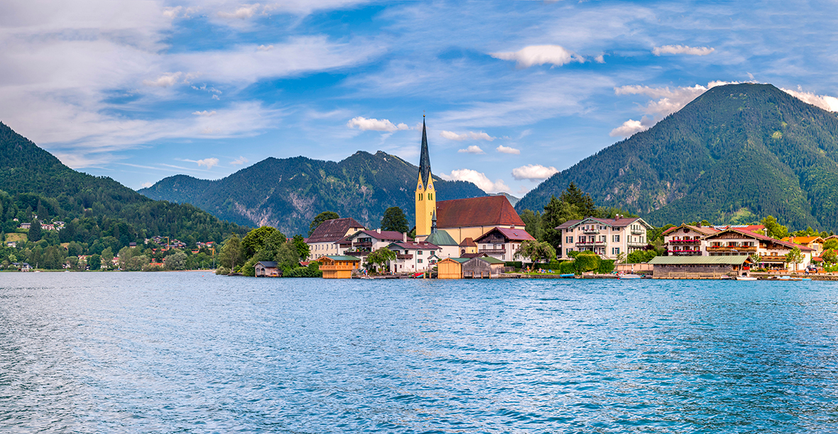 Rottach-Egern am Tegernsee Ufer