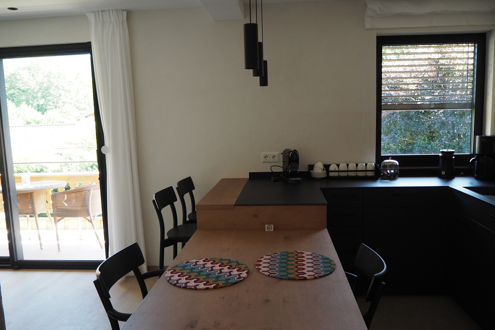 Ferienwohnung Lärche10 offene Küche